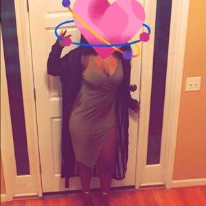 Emerald Wrap around Dress